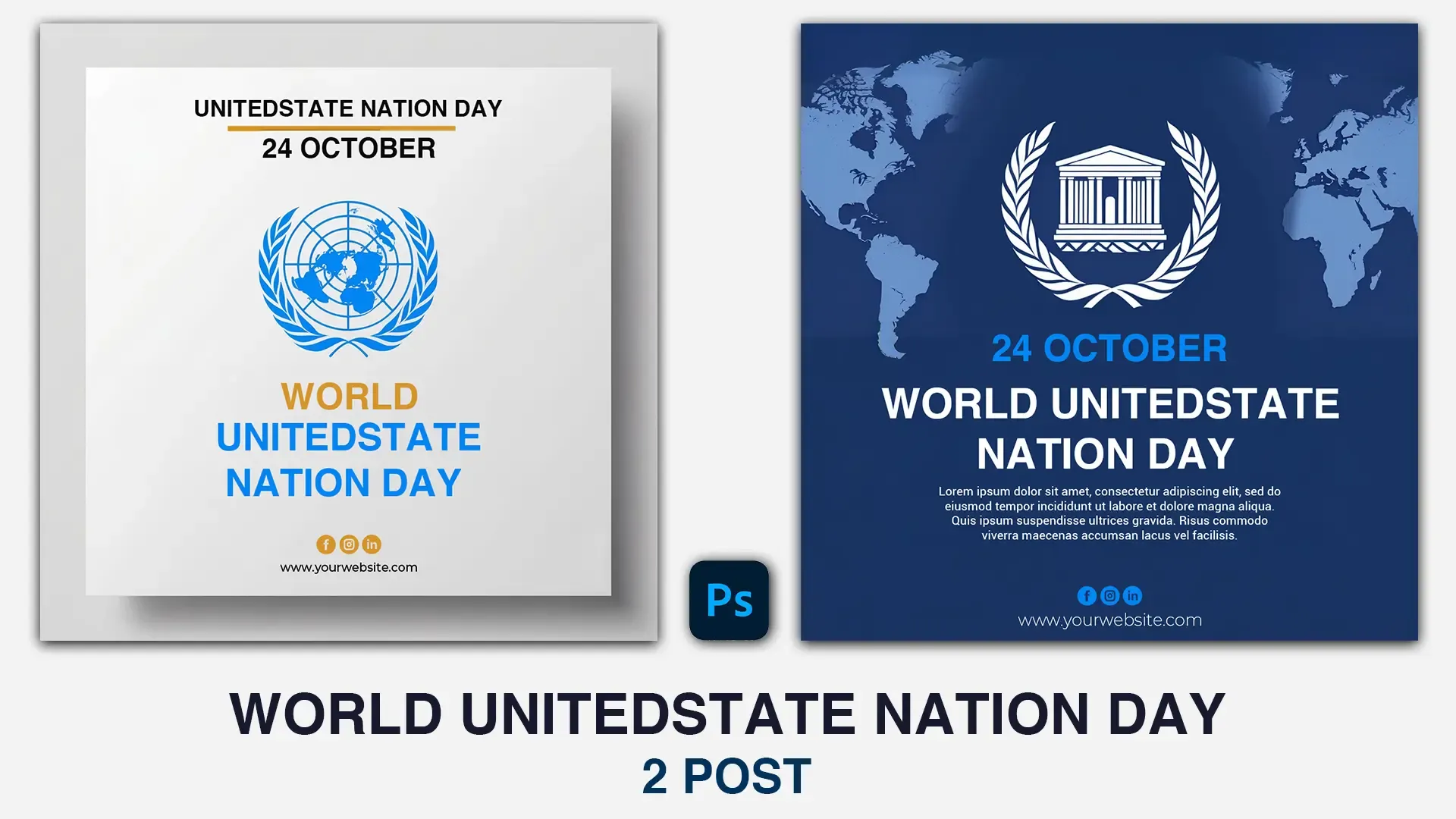 Celebrating Global Unity on World Unitedstate Nation Day Instagram Post image